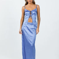 Brianne Maxi Skirt Blue