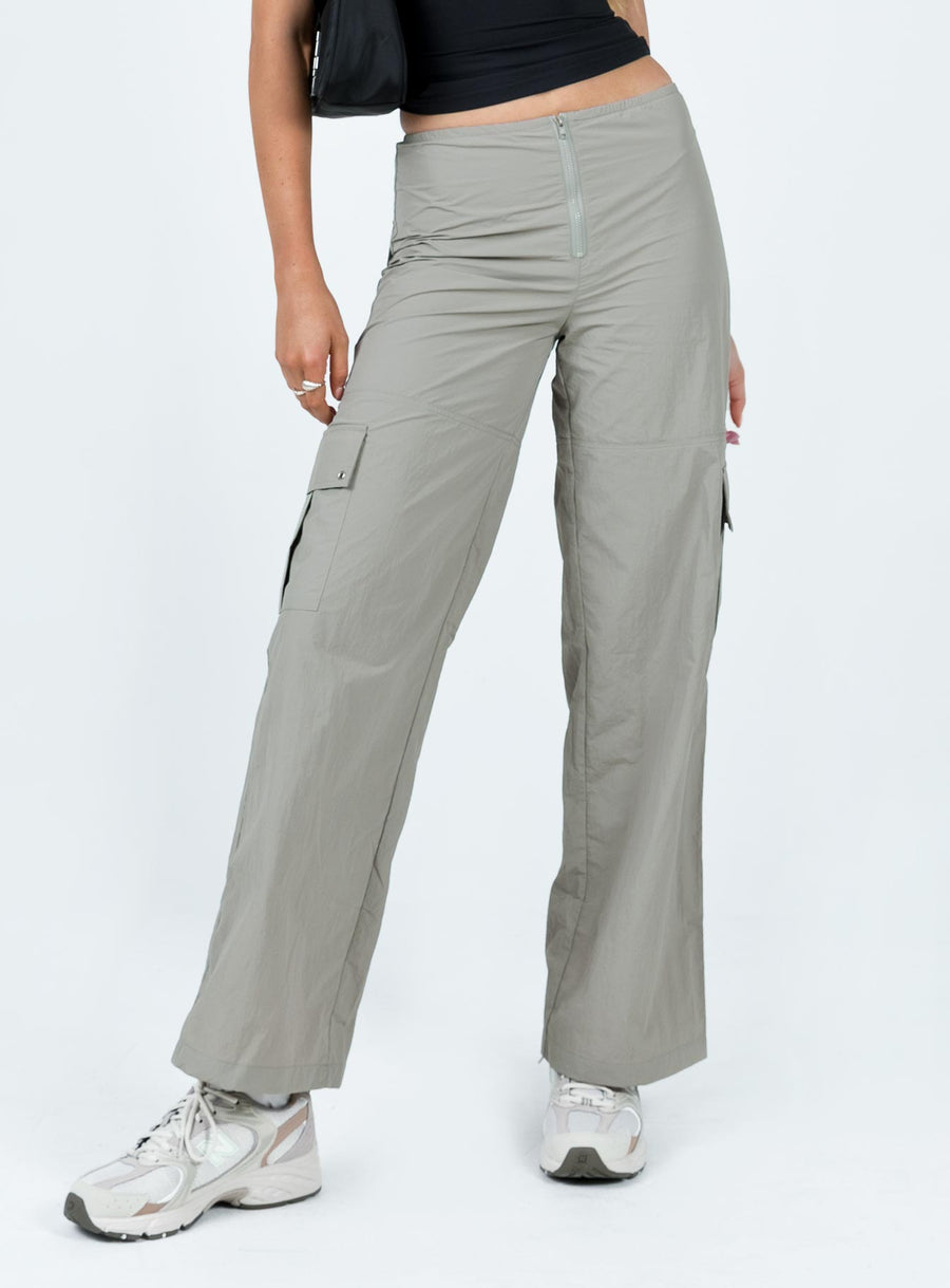 Roy Parachute Pants Grey