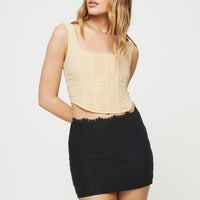 Delfina Mini Skirt Black