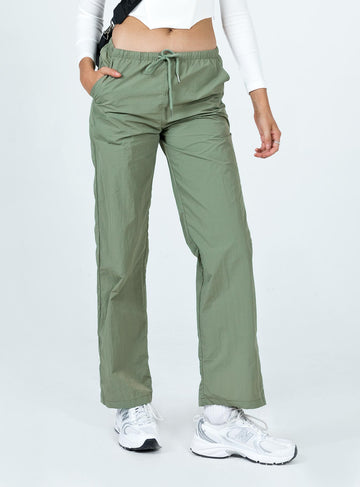 Darlington Parachute Pants Khaki