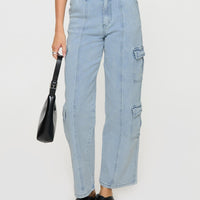 Nosita Cargo Jeans Light Wash