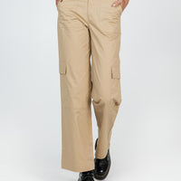 Luna Mid Rise Cargo Pants Beige Tall