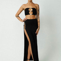 Jagger & Stone Claudia Maxi Skirt Black