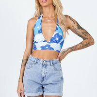 Fern Cuffed Denim Shorts
