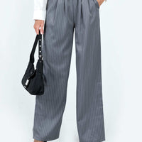 Higgins Pants Grey Pinstripe
