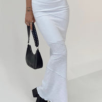 Oscar Maxi Skirt White Tall