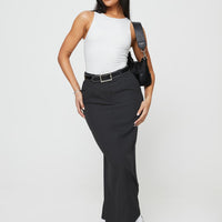 Raquel Maxi Skirt Slate