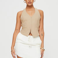 Ogilvie Mini Skirt White