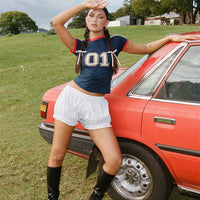 Picu Shorts Poplin White