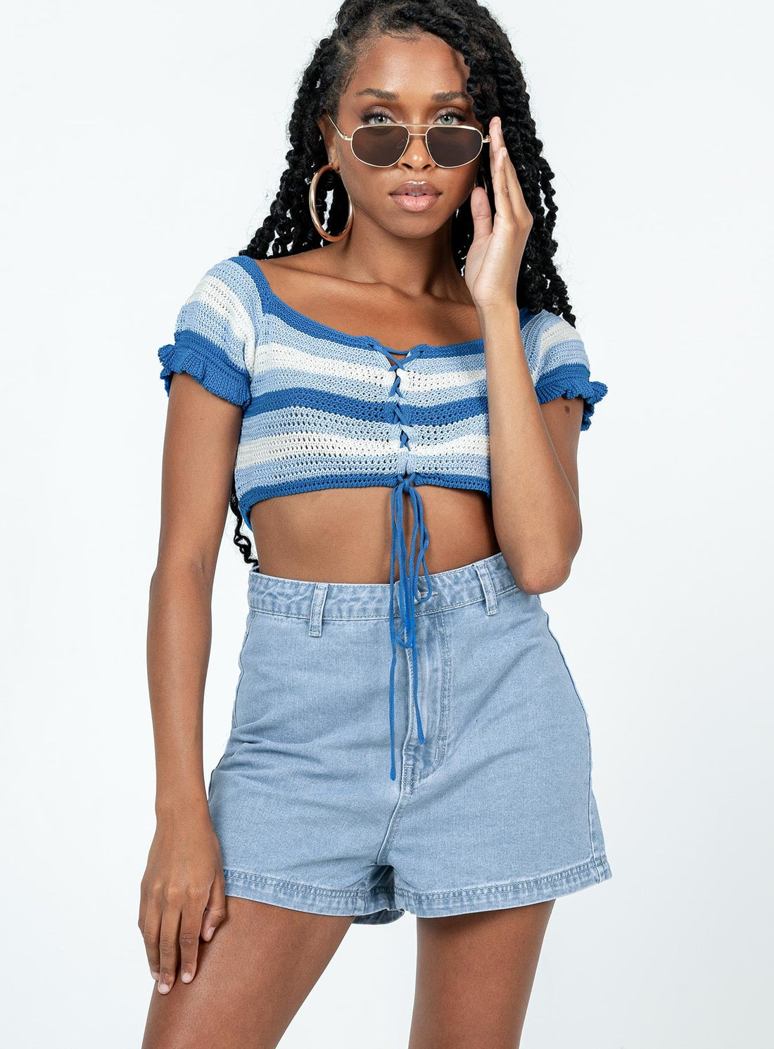 Dora Denim Shorts Denim