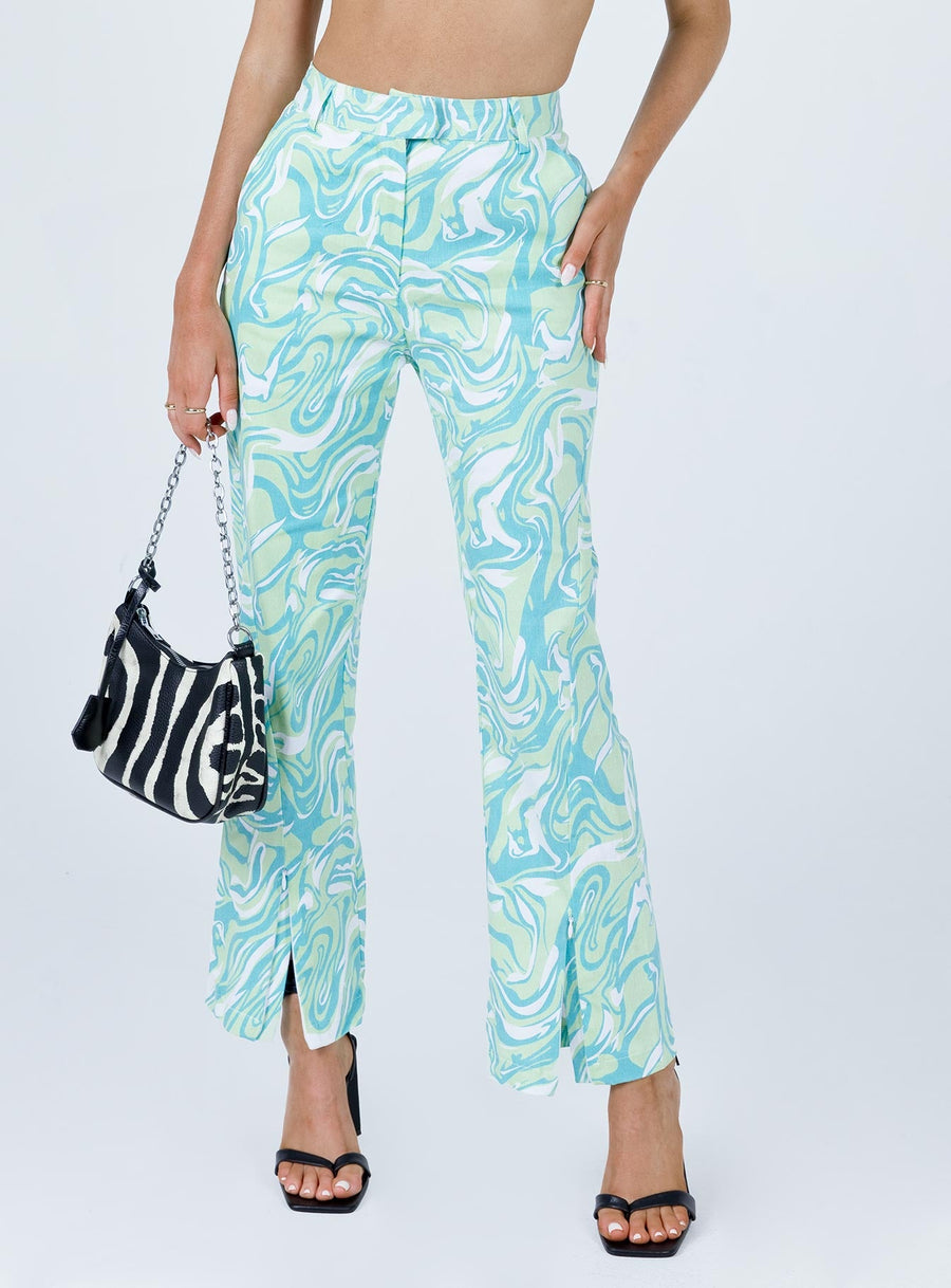 Zaid Pants Green