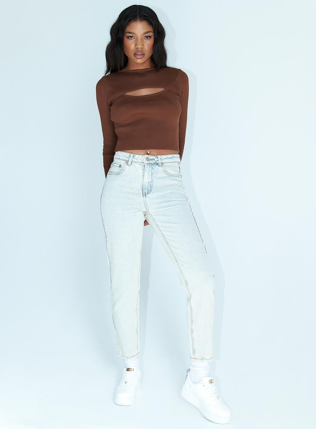 Zaiden Straight Leg Jeans Light Blue Wash Denim