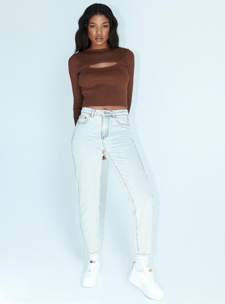 Zaiden Straight Leg Jeans Light Blue Wash Denim