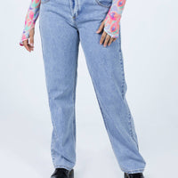 Mollie Asymmetric Denim Jeans