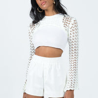Day Dream Shorts White