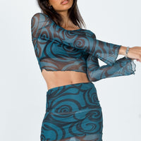 Shantal Mini Skirt Green