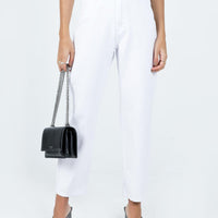 Leta Straight Leg Denim Jeans White