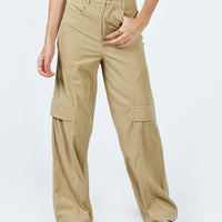 City Loop Cord Pants Beige
