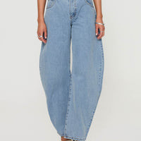 Horseshoe Jeans Washed Blue