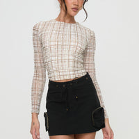 Rolleston Cargo Mini Skirt Black