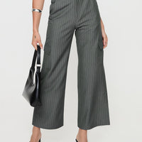 Katow Cargo Pants Grey Stripe