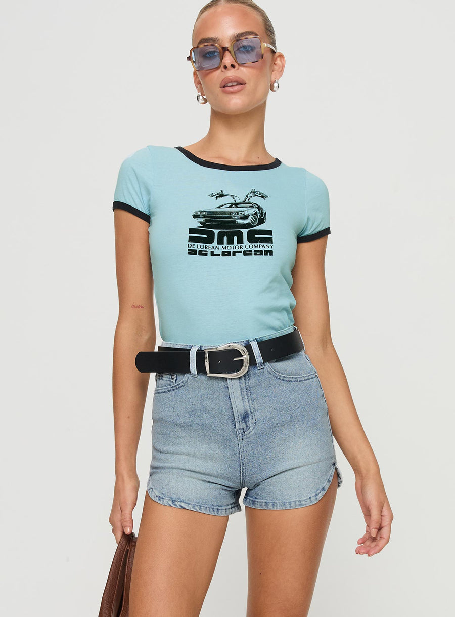 Richardsons Denim Shorts Light Blue Wash