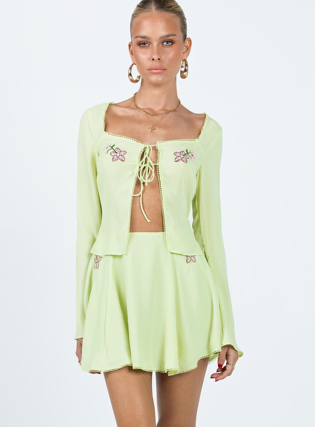 Saleya Mini Skirt Green