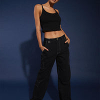 JGR & STN  Christina Cargo Pant Black