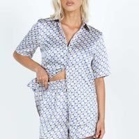 Gilda Shorts Blues Geo