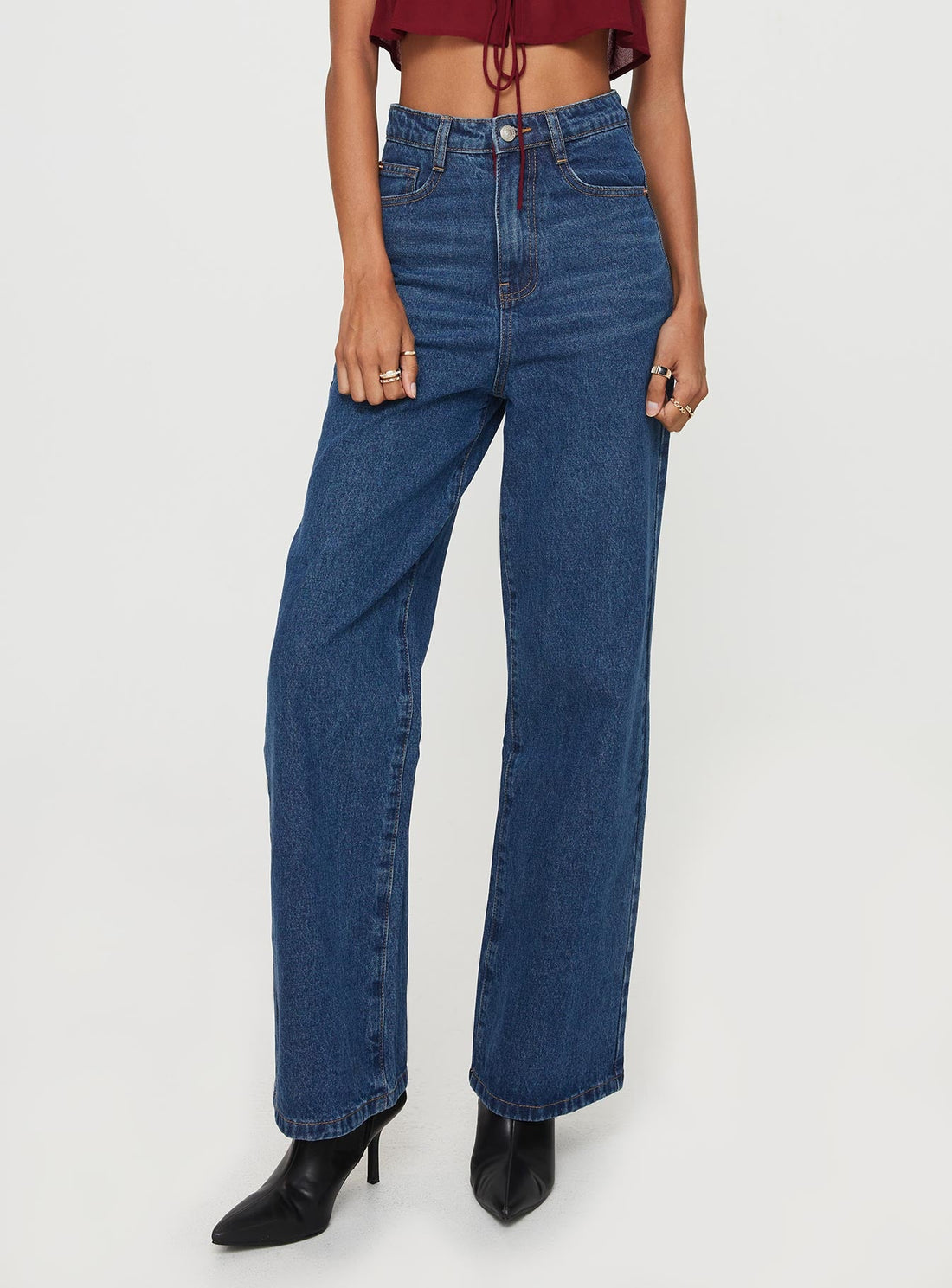 Nicolo Jeans Mid Blue Denim