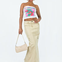 Minka Maxi Skirt Beige