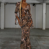 JGR & STN Martine Skirt Black / Brown