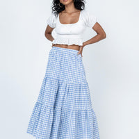 Hale Midi Skirt Blue