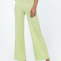 Santa Monica Knit Pants Green