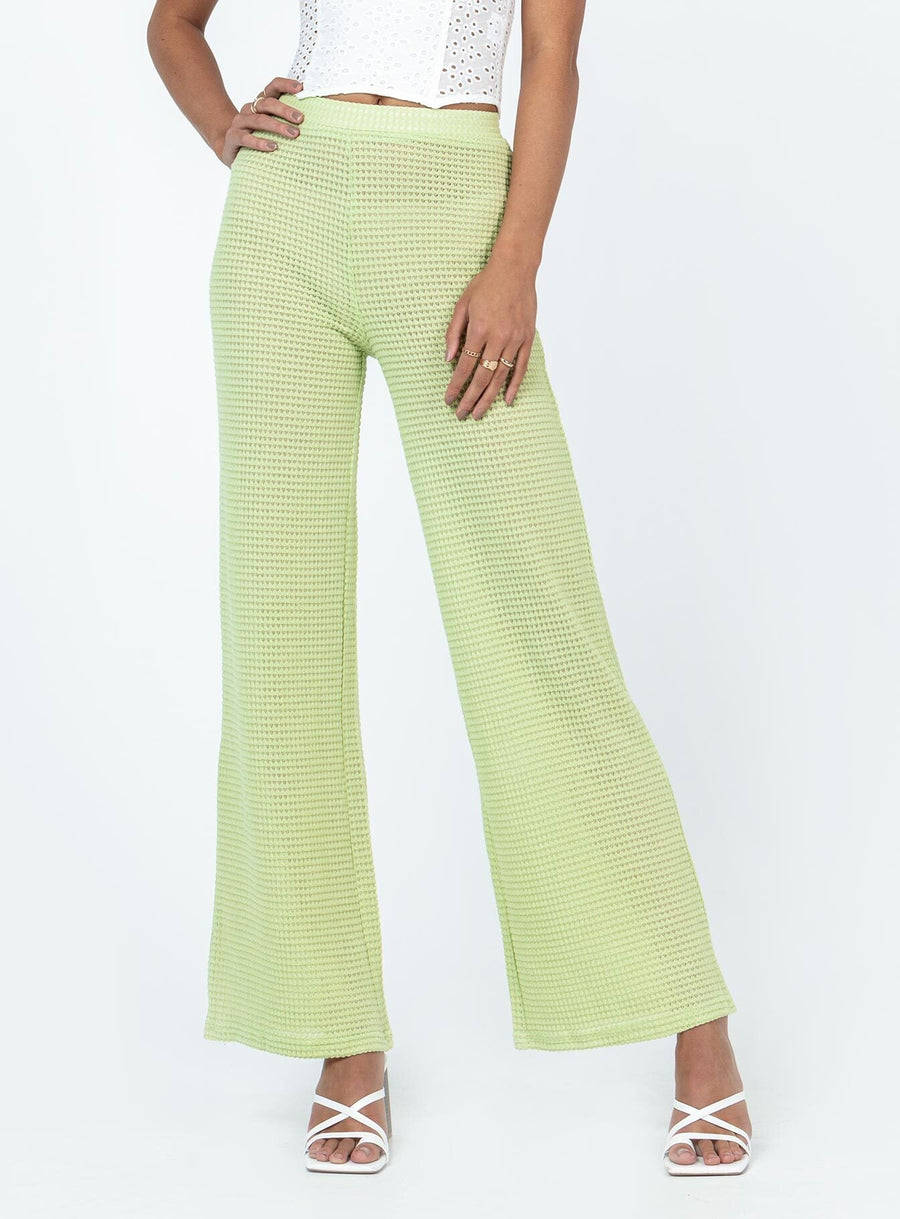 Santa Monica Knit Pants Green