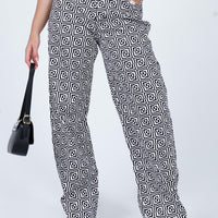 Motel Parallel Jeans Optic Square Black / White