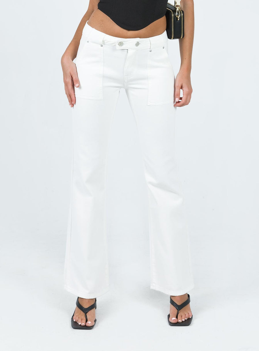 Corso Low Rise Jeans White