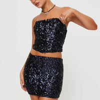Moonlight Mini Skirt Navy
