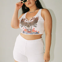 Organic Bailey Bike Short White Curve