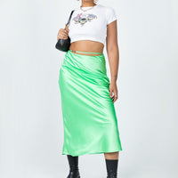 Nola Midi Skirt Green