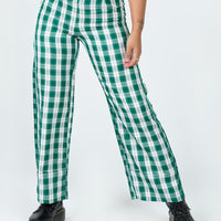 Euros Pants Green Tartan