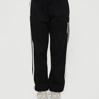 Princess Polly Track Pants Stripe Black / White