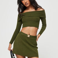 Sani Mini Skirt Olive