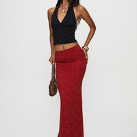 Silene Maxi Skirt Red