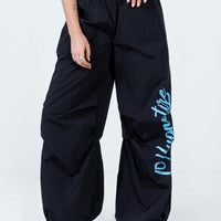 Hypnotize Parachute Pants Navy