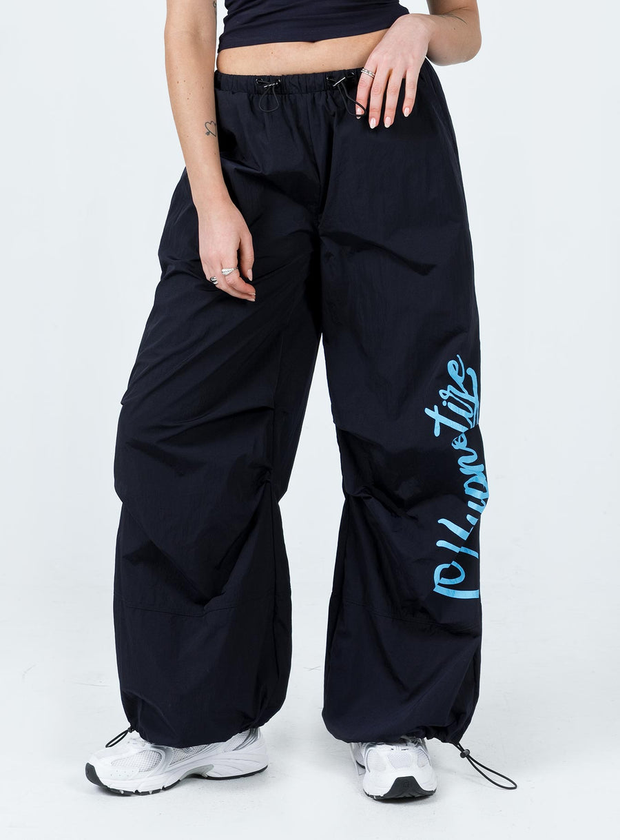 Hypnotize Parachute Pants Navy