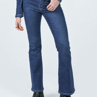 Samner Low Rise Bootcut Jeans Dark Blue