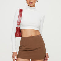 Caraliia Mini Skirt Brown
