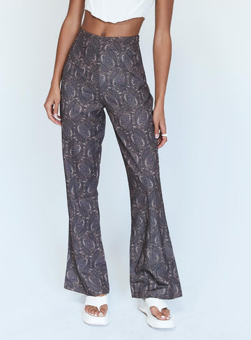 Jensen Paisely Pants Brown
