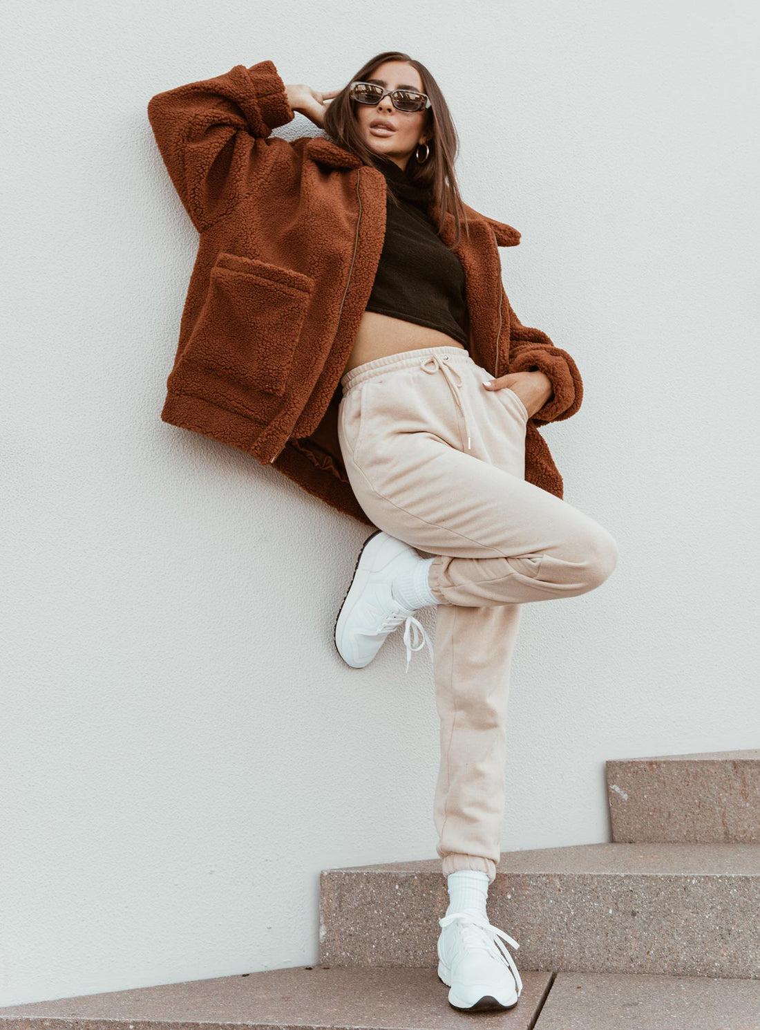 Nero Sweat Pants Beige